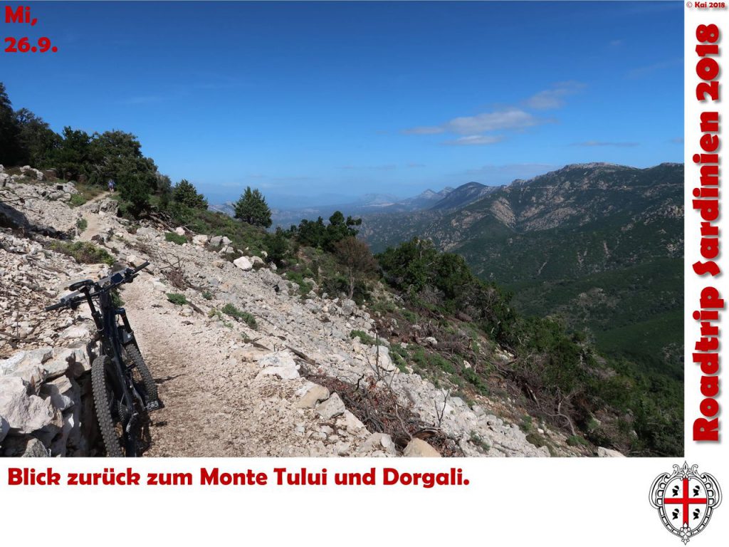 Blick zum Monte Tului und nach Dorgali